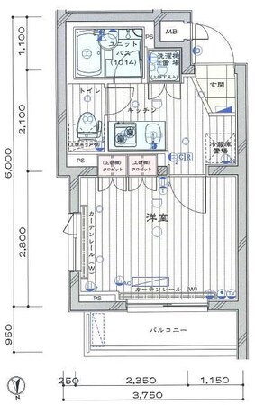 ルーブル練馬参番館の物件間取画像